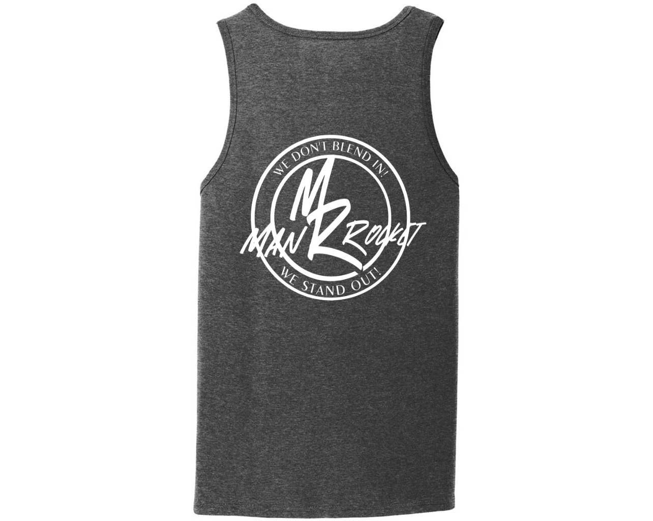 Tank Top Grey With Back Design