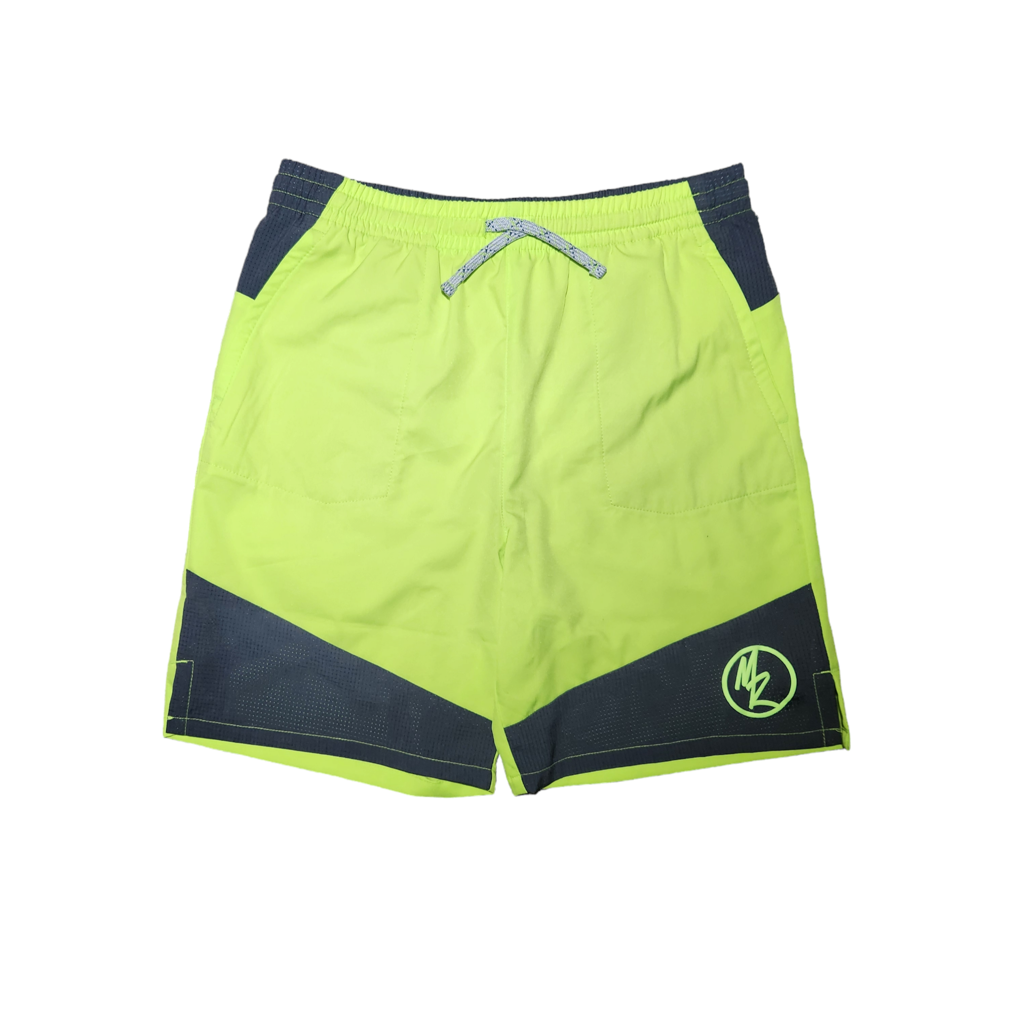Youth Neon Green Swim Shorts