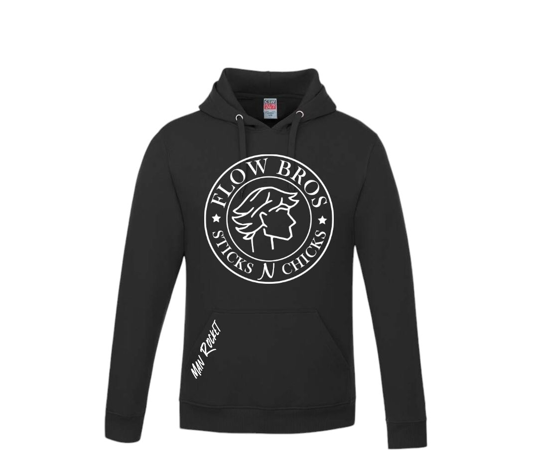Flow Bros Black Hoodie