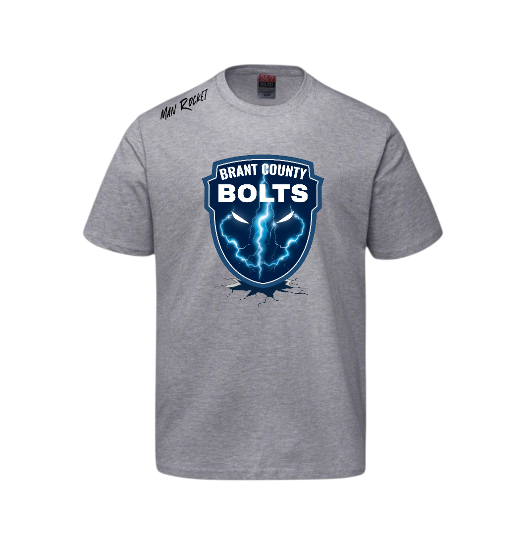 Brant County Bolts Youth T Shirt