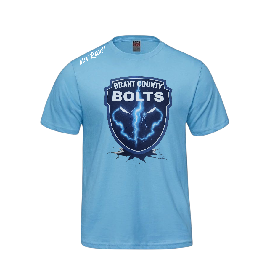Brant County Bolts Logob Tees