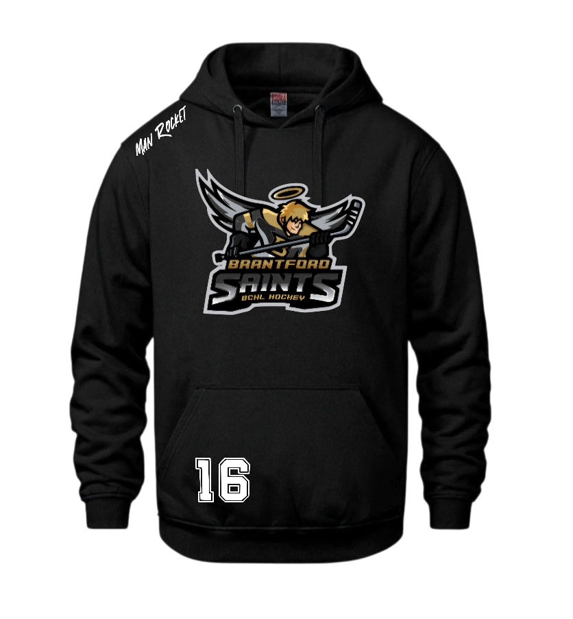 BRANTFORD SAINTS PINK TEAM HOODIE