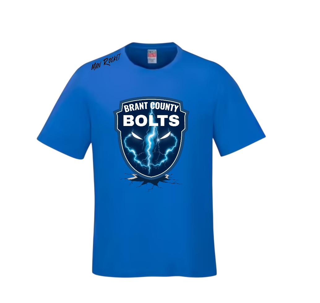 Brant County Bolts Logob Tees
