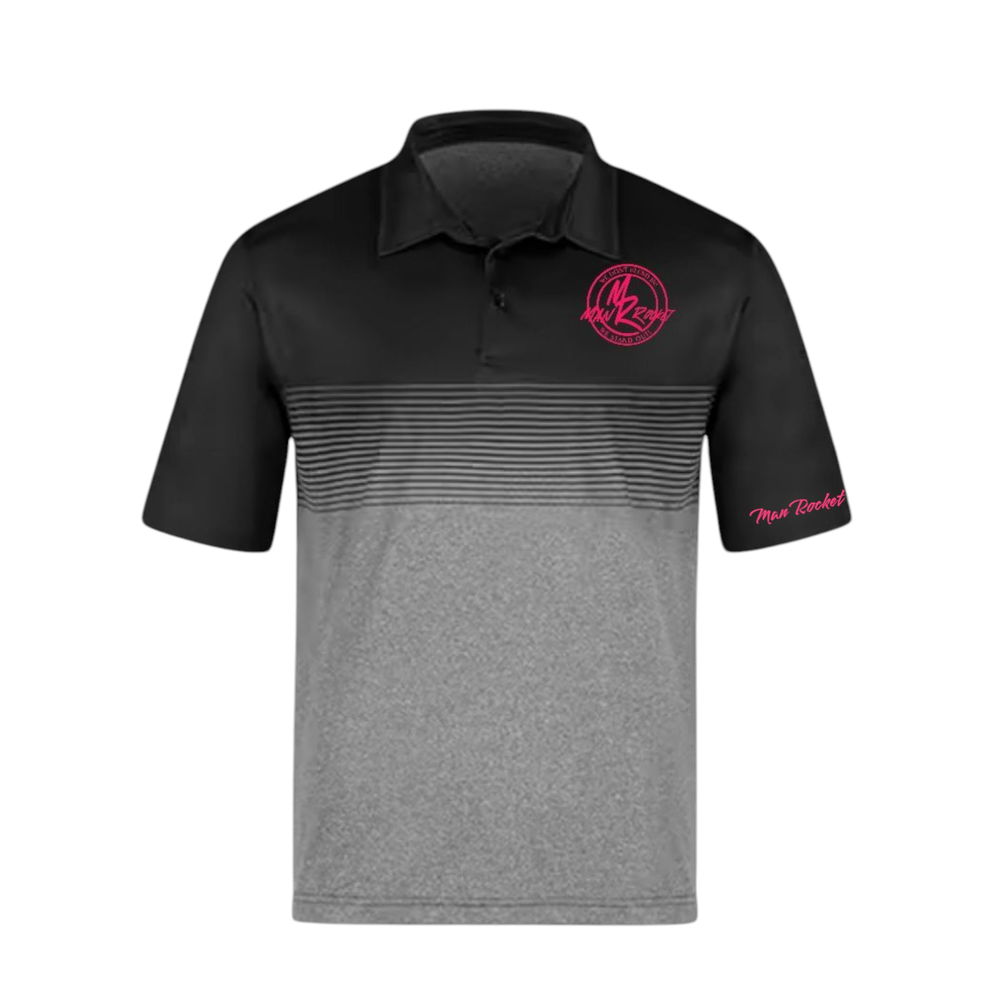 Black Premium Fitted Golf Shit