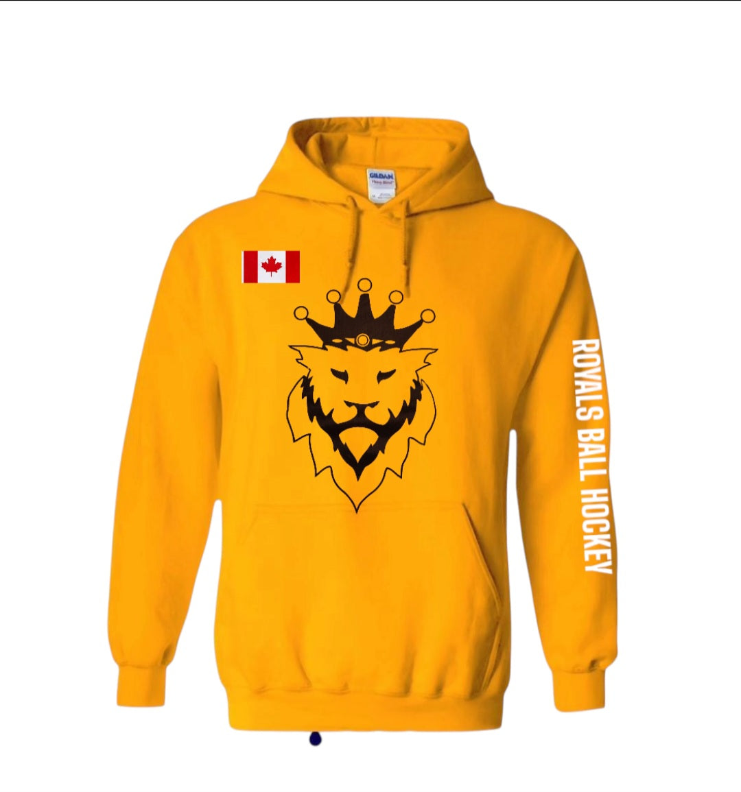 Customized Gold Royals Hoodie