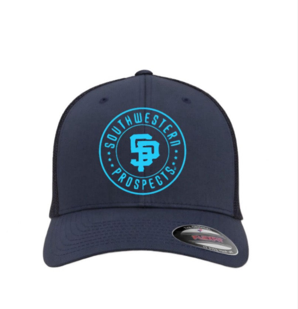 Southwestern Blue Snapback Hat