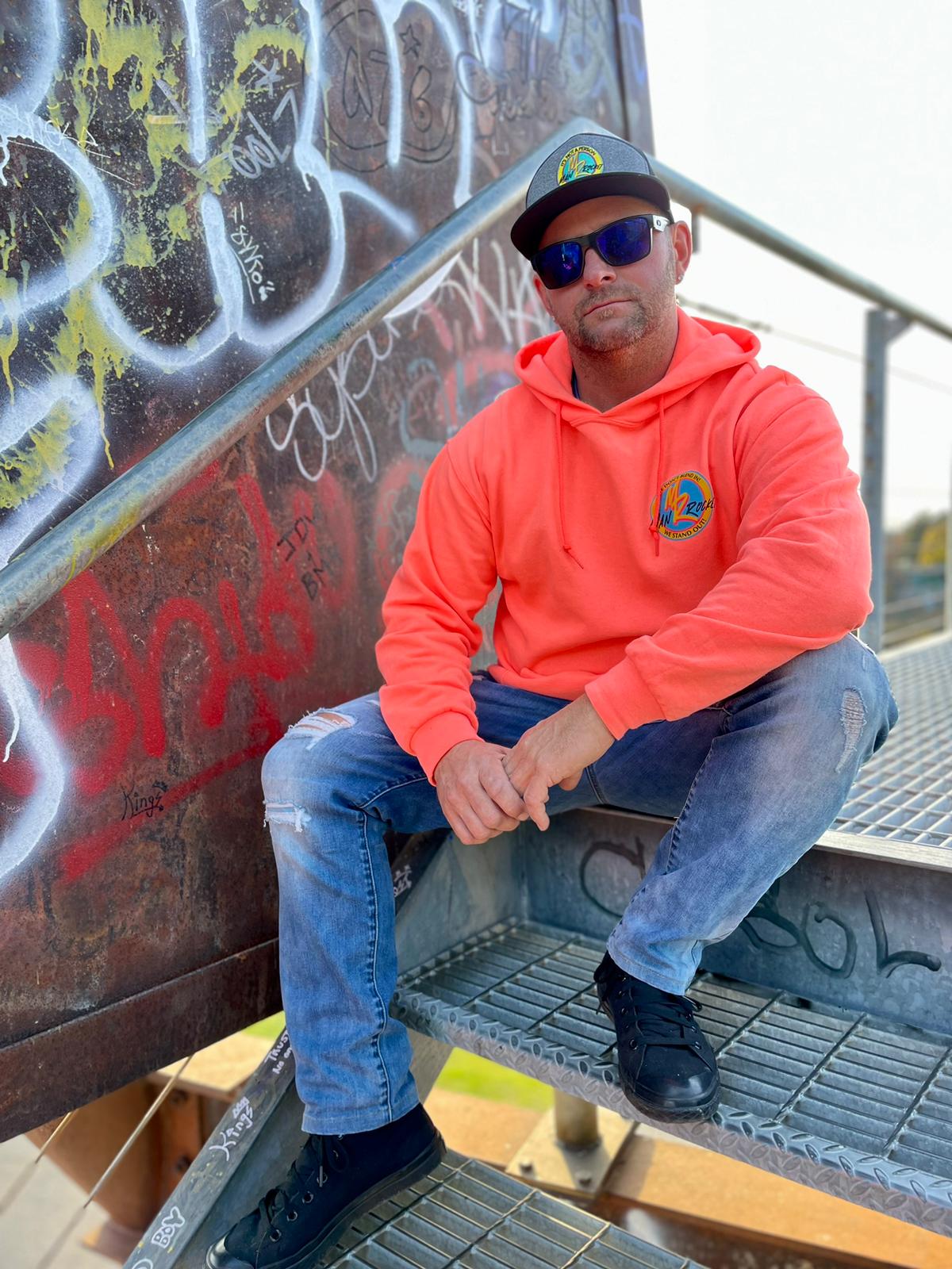 Bright Coral Hoodie