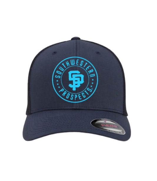 Southwestern Blue Snapback Hat