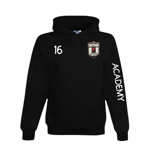 Youth Ulysse Academy Black Team Hoodie