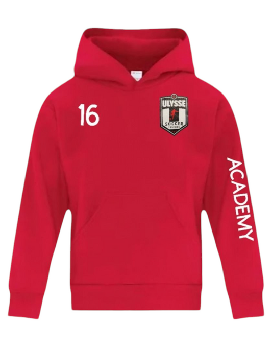 Youth Ulysse Academy Red Team Hoodie