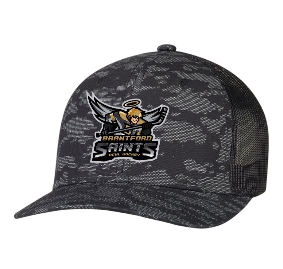 BRANTFORD SAINTS CAMO MESH BACK HAT