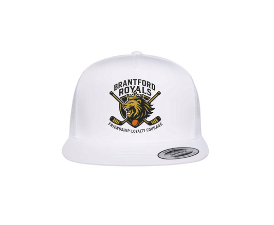 Royals White Mesh Snap Back