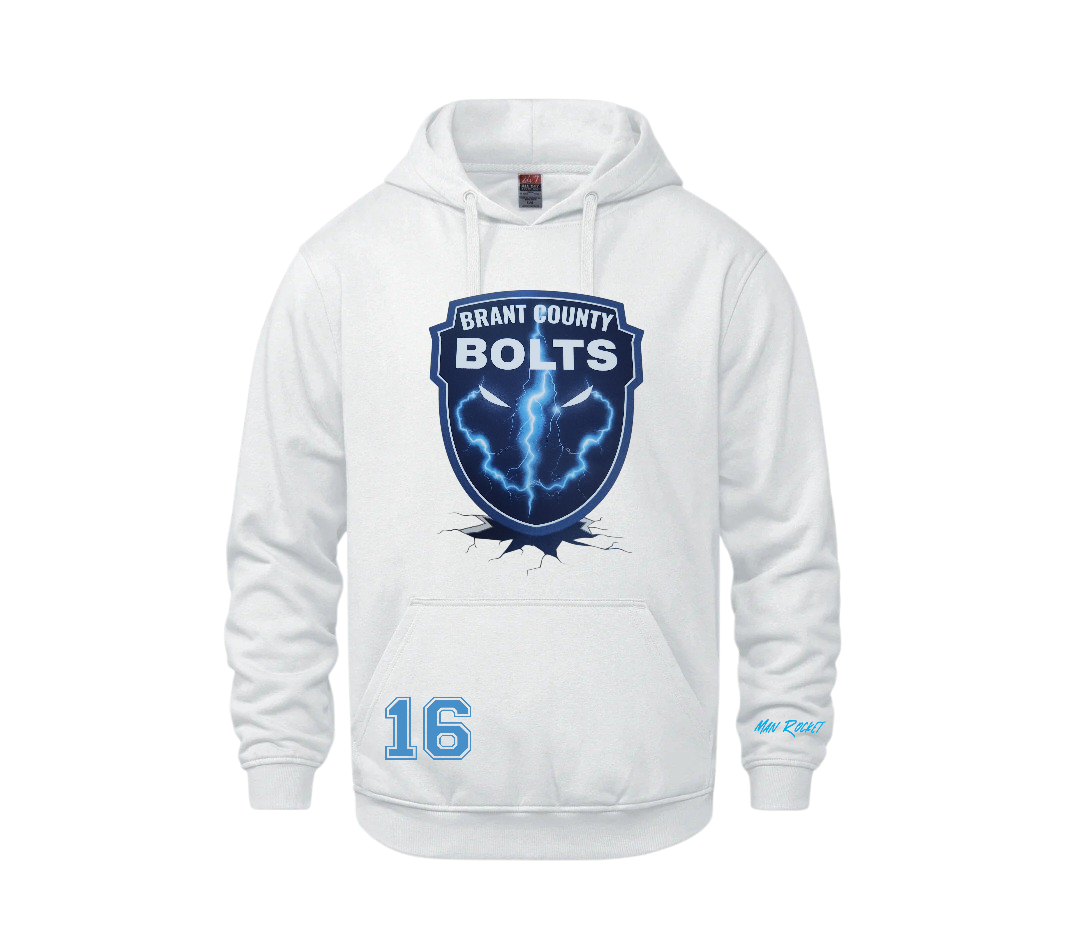 Brant County Bolts Logo Hoodie
