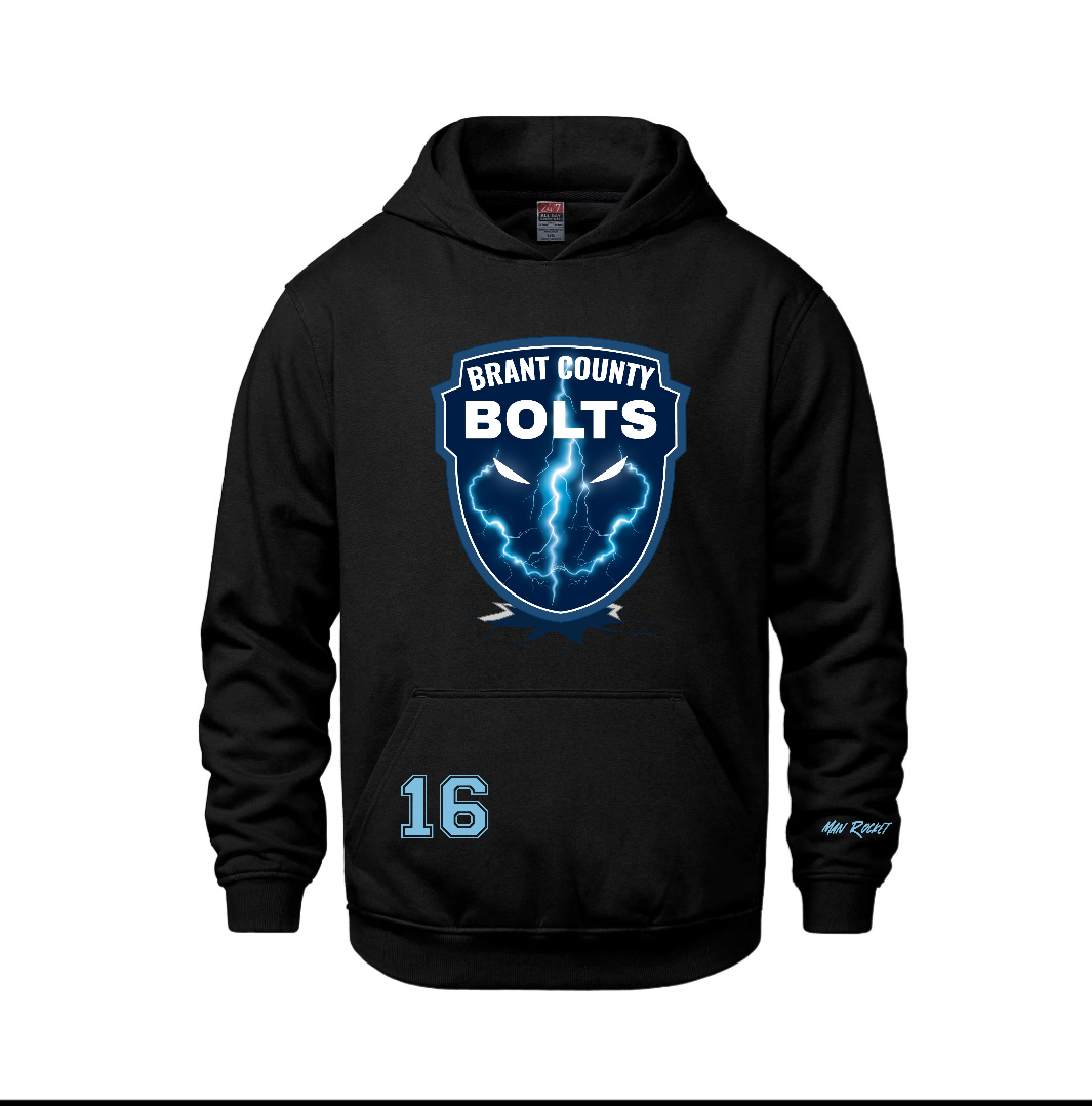 Brant County Bolts Logo Hoodie