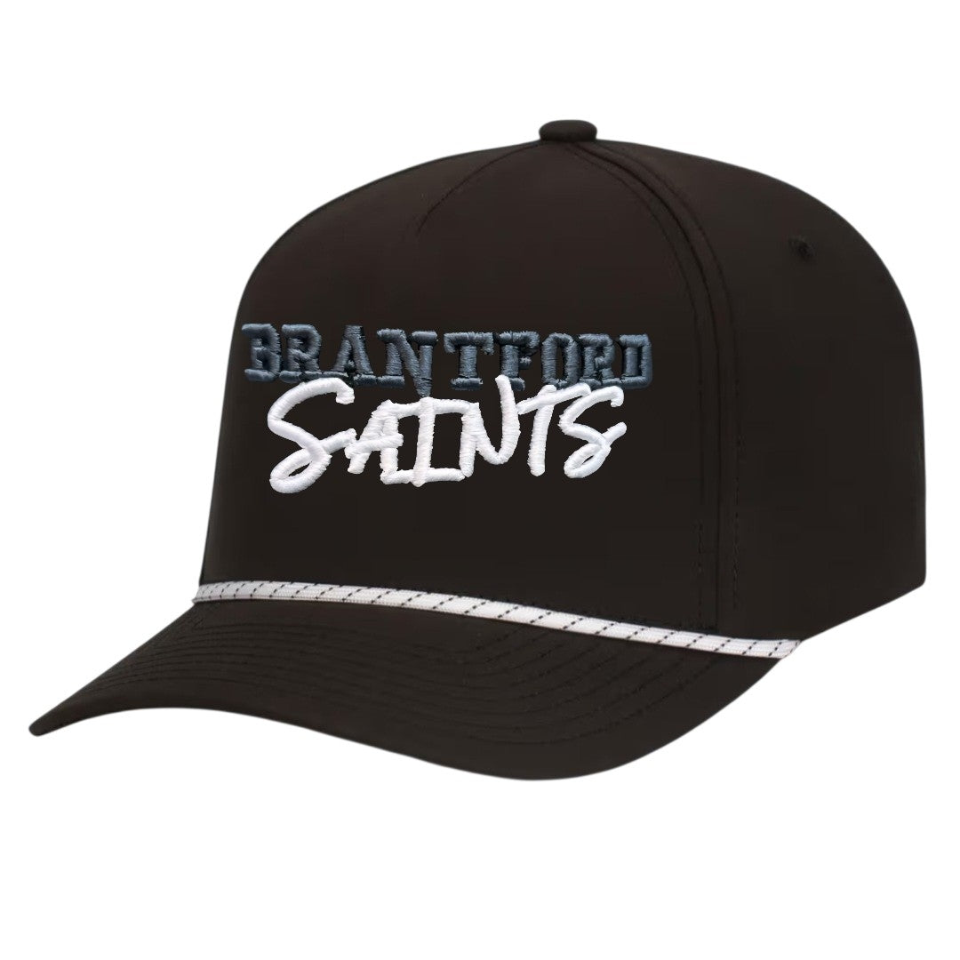 BRANTFORD SAINTS BLACK ROPE HAT